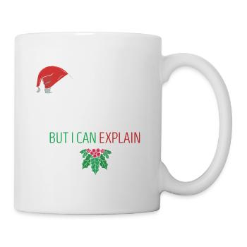 Coquin mais je peux expliquer les couples de Noël drôles - Mug blanc - blanc - Droite