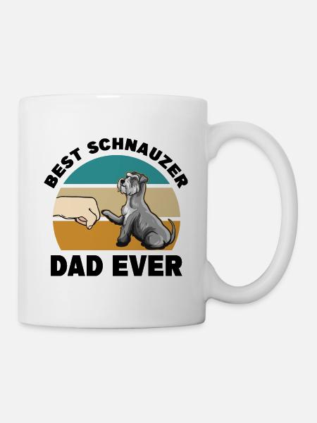 Schnauzer - Tasse - Weiß
