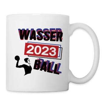 Wasserball 2023 Wasserballerin Wasserballspielerin - Tasse - Weiß - Rechts
