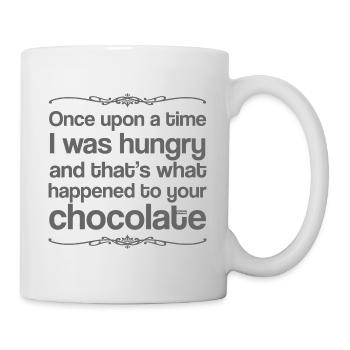 Amateurs de chocolat Excusez | Nous sommes des accros du chocolat - Mug blanc - blanc - Droite