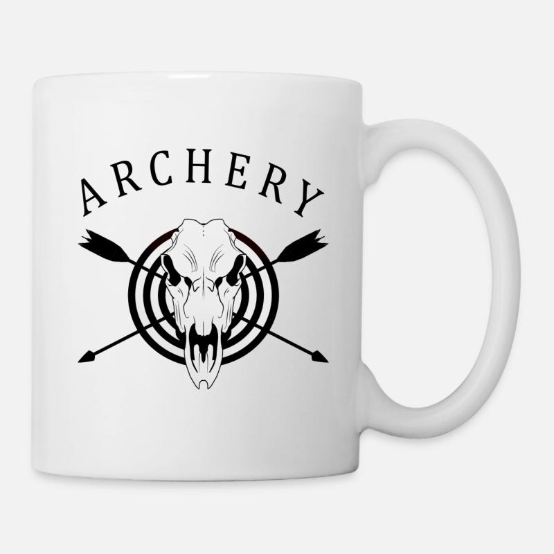 Archery Archer Motif Chemise Bow - Mug blanc - blanc