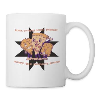 Pizza Bringing People Together Cheese Pizza Lover - Mug - white - Right