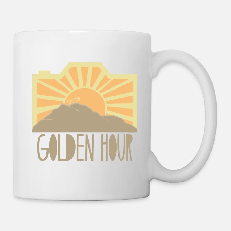 Golden Hour - Tasse - Weiß