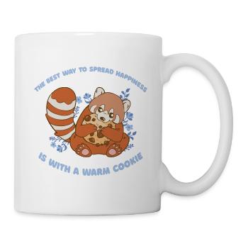 Best Way To Spread Happiness Is With Warm Cookie - Tasse - Weiß - Rechts