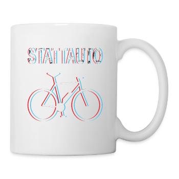 Oldenburg ist Akkurad Fahrrad E-Bike 3D - Tasse - Weiß - Rechts