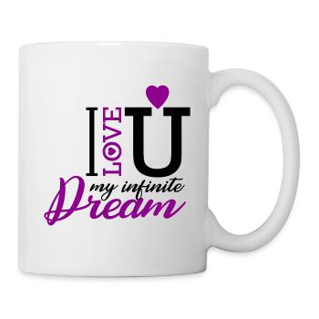 MON AMOUR DE RÊVE INFINI - Mug blanc - blanc - Droite
