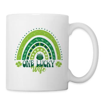 A Lucky Saint Patrick Woman - Mug - white - Right