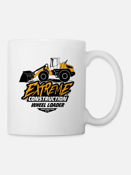 Radlader - Tasse - Weiß
