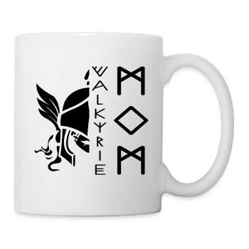 Frau Mythologie Wikingermutter Walküre - Tasse - Weiß - Rechts
