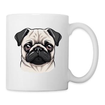 Pug - Mug - white - Right