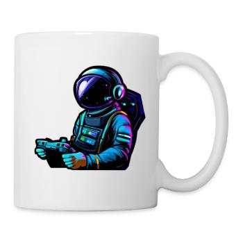 Gamer Astronaut - Tasse - Weiß - Rechts