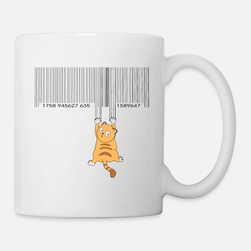 Katzastrophe versus Katastrophe - Tasse - Weiß