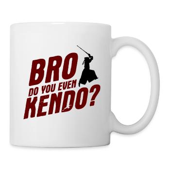 Japanischer Schwertkampf Kendo - Tasse - Weiß - Rechts
