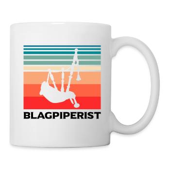 Scotsman Zitat für Dudelsackmusiker und Dudelsack - Tasse - Weiß - Rechts
