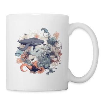 Creatures of the sea - Mug - white - Right