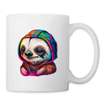 Baby Sloth Face Graffiti - Mug blanc - blanc - Droite