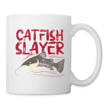 Wels-Töter - Tasse - Weiß - Rechts