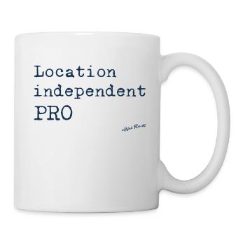 Ortsunabhängiger PRO - Tasse - Weiß - Rechts