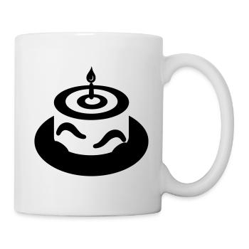 Birthday cake - Mug - white - Right