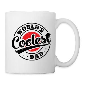 World's Coolest Dad Promoted to Father - Mug - white - Right
