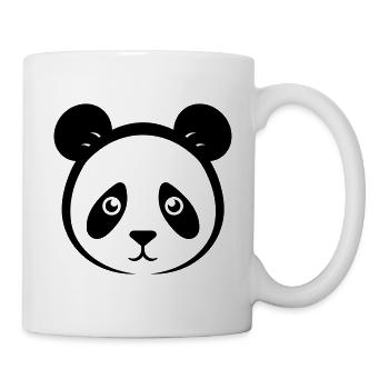Panda - Tasse - Weiß - Rechts