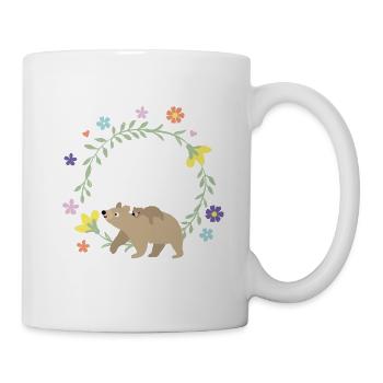 Couronne d’ours - Mug blanc - blanc - Droite