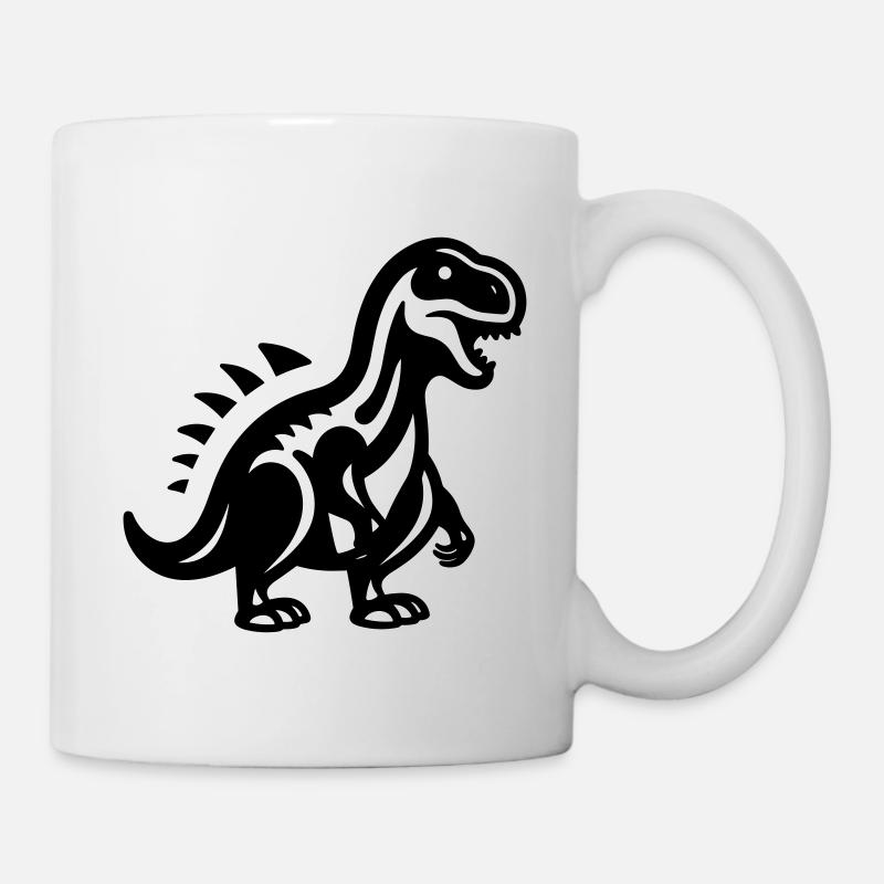 Dinosaurier - Tasse - Weiß