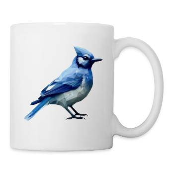 Blue jay bird - Mug - white - Right