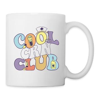 Cool Crn Club Registered Nurse Medical - Tasse - Weiß - Rechts
