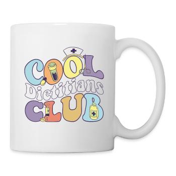 Cool Dietitians Club Nutritionniste Praticien - Mug blanc - blanc - Droite