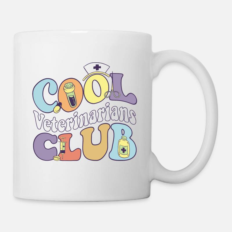 Cool Veterinarians Club Veterinary Practitioner - Tasse - Weiß