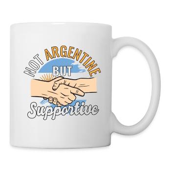 Pas argentin mais touriste voyageur solidaire - Mug blanc - blanc - Droite