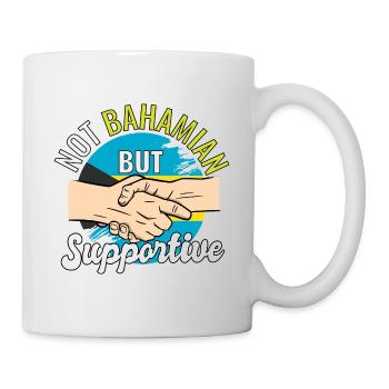 Not Bahamian But Supportive Country Travel - Mug - white - Right