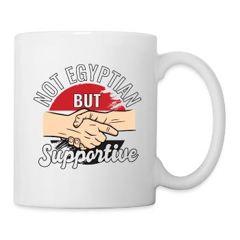 Pas égyptien mais un voyageur de campagne solidaire - Mug blanc - blanc - Droite