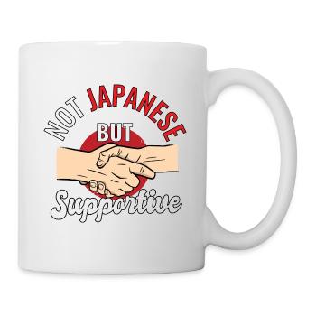 Not Japanese But Supportive Country Traveler - Mug - white - Right