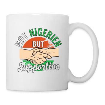 Not Nigeria But Supportive Country Traveler - Mug - white - Right