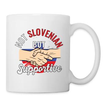 Pas slovène mais un voyageur de campagne solidaire - Mug blanc - blanc - Droite