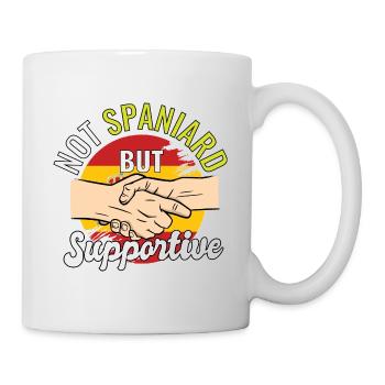 Not Spaniard But Supportive Country Traveler - Mug - white - Right