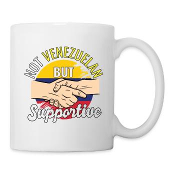 Pas vénézuélien mais un voyageur de campagne solidaire - Mug blanc - blanc - Droite