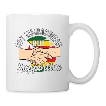 Pas zimbabwéen mais un voyageur de campagne solidaire - Mug blanc - blanc - Droite