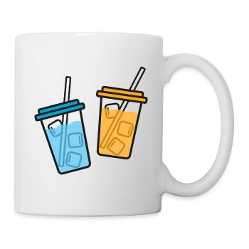 Idée cadeau de boissons d’été - Mug blanc - blanc - Droite