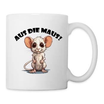 AUS DIE MAUS - Tasse - Weiß - Rechts