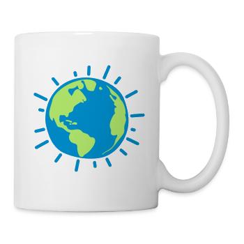 Planète Terre - Mug blanc - blanc - Droite