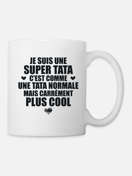 Je Suis Une Super Tata - Humour Tata - Mug blanc - blanc