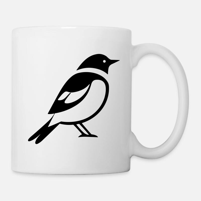 Vogel - Tasse - Weiß