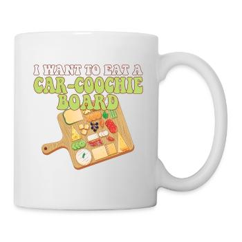 Funny Charcuterie Humor I Want To Eat A - Mug - white - Right