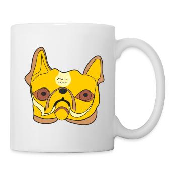 Bouledogue français - Mug blanc - blanc - Droite