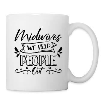Midwife - Tasse - Weiß - Rechts