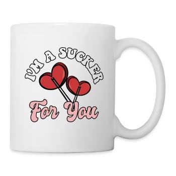 Valentine's Day I'm A Sucker For You Couple - Tasse - Weiß - Rechts