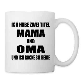 Oma - Tasse - Weiß - Rechts